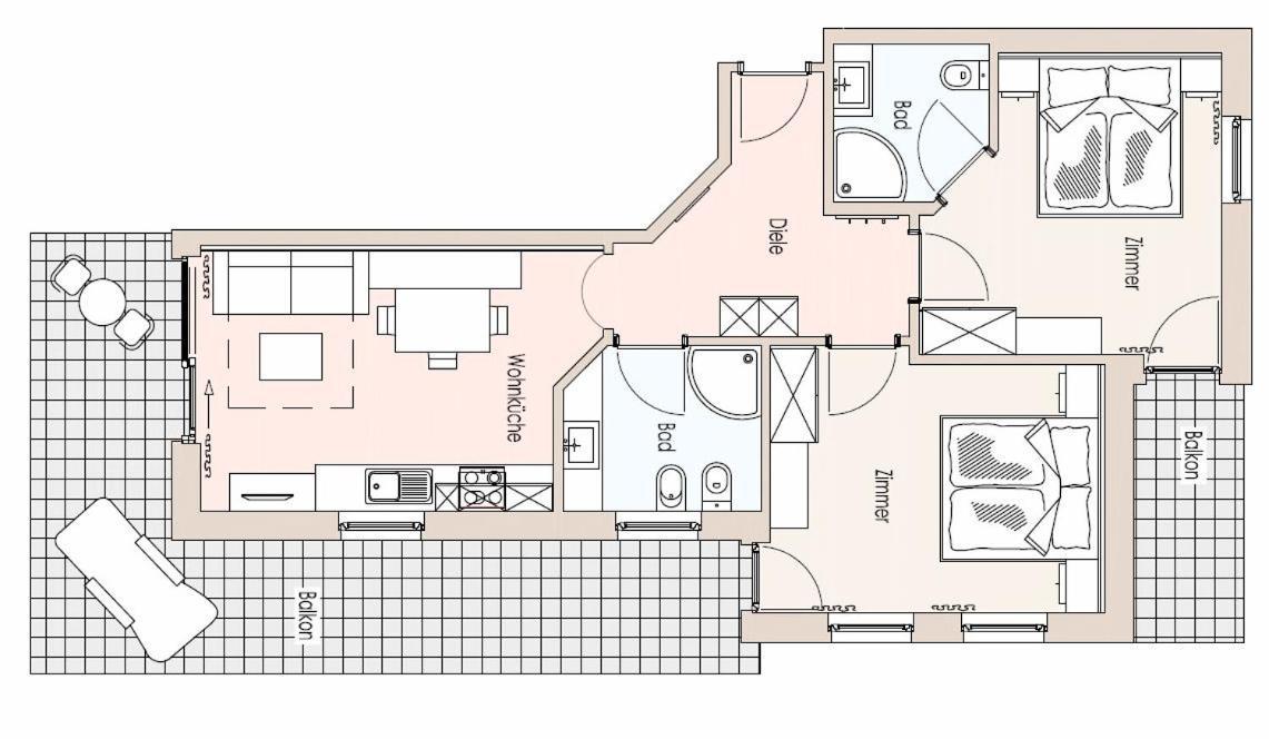 טירולו Amelia Apartments מראה חיצוני תמונה